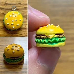 Cheeseburger Charm Pendant